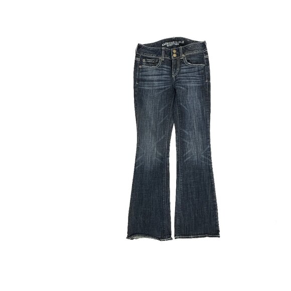 American Eagle Outfitters Dark Blue Women Jeans - Picture 1 of 4